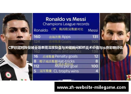 C罗欧冠对阵曼城全场表现深度复盘与关键瞬间解析战术价值与比赛影响评估 C罗欧冠对阵曼城全场表现深度复盘与关键瞬间解析战术价值与比赛影响评估